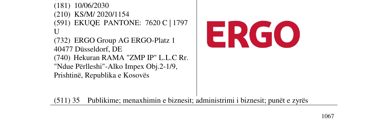 Zëri i markës ERGO në buletin