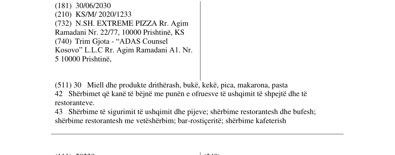 Zëri i markës EXTREME në buletin