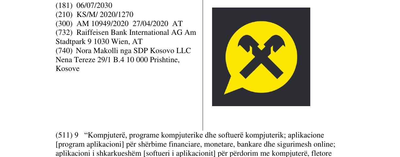 Zëri i markës RAIFFEISEN BANK në buletin