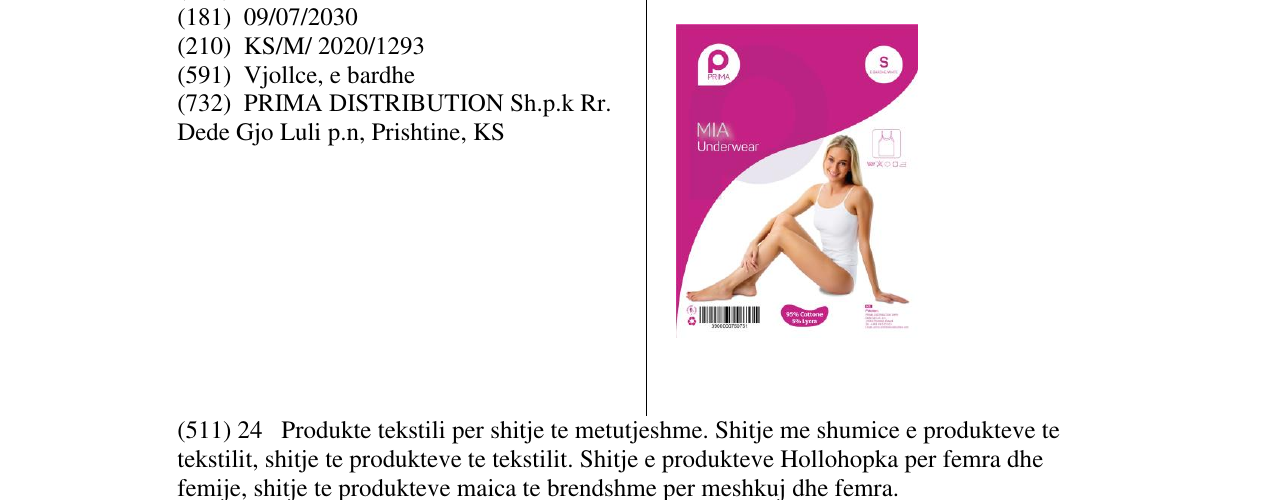 Zëri i markës PRIMA në buletin