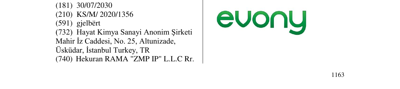 Zëri i markës evony në buletin