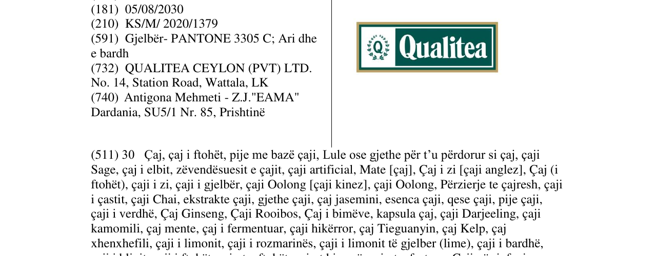 Zëri i markës qualitea në buletin