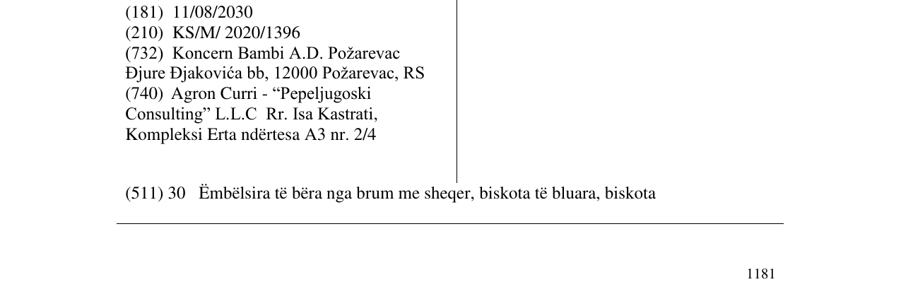Zëri i markës Plazma në buletin