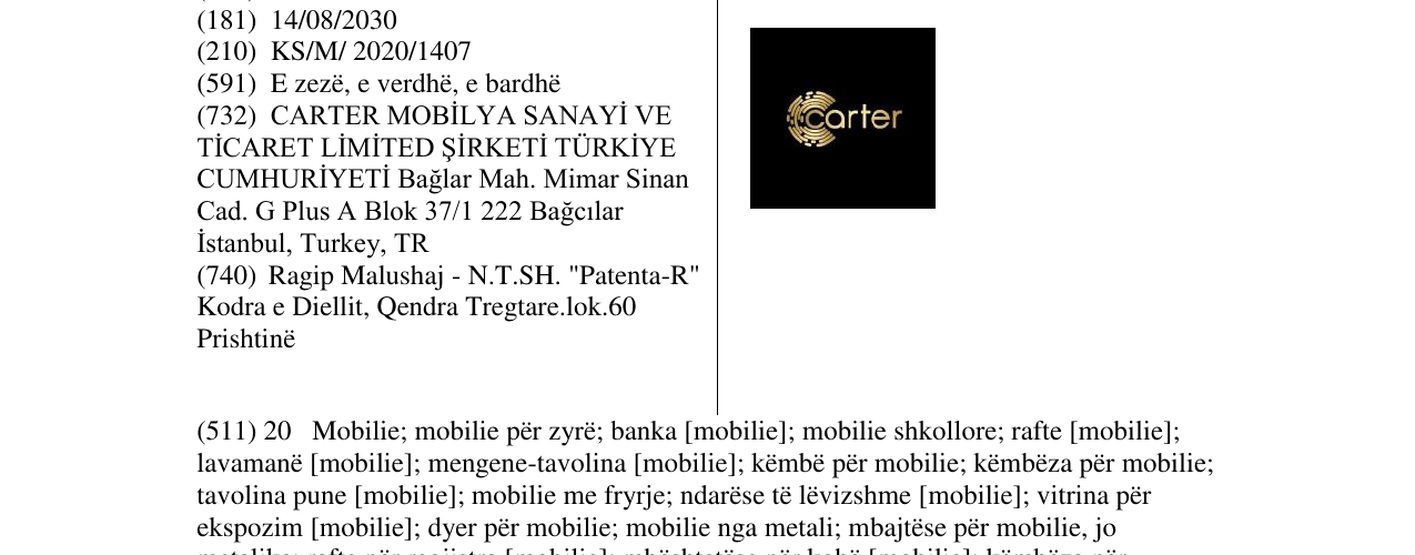 Zëri i markës Markë figurative në buletin