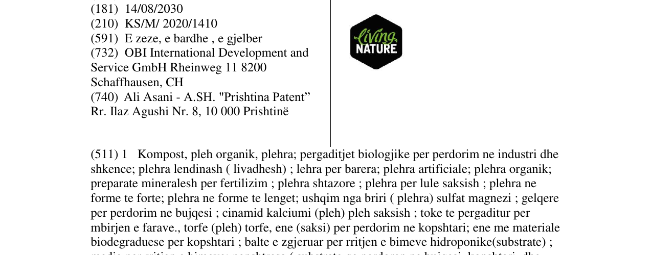 Zëri i markës living nature në buletin