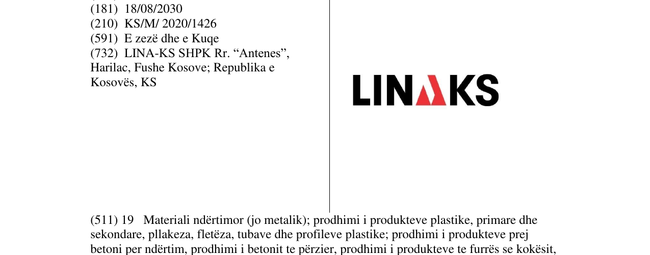 Zëri i markës LINAKS në buletin