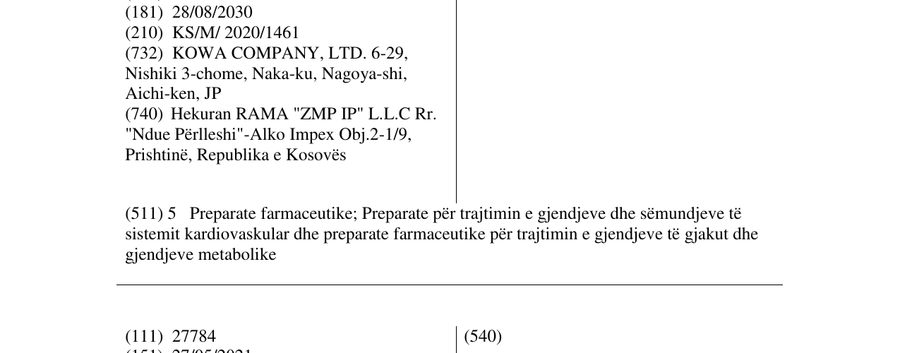Zëri i markës LIVAZO në buletin