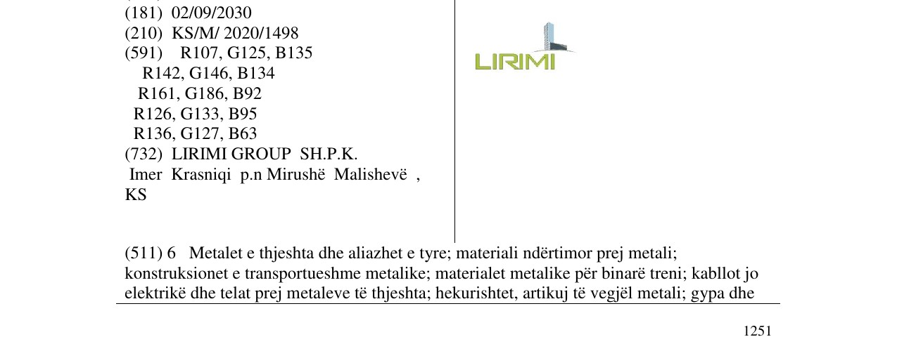 Zëri i markës lirimi në buletin