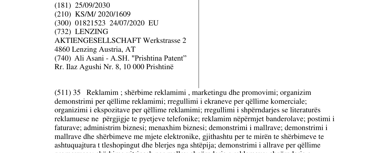 Zëri i markës VEOCEL në buletin