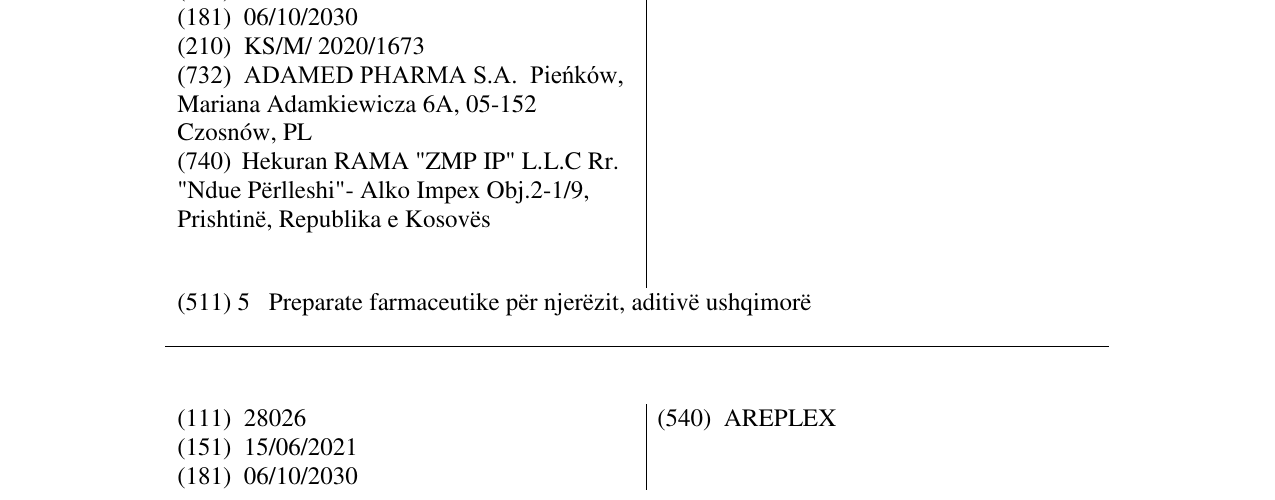 Zëri i markës ADATAM në buletin