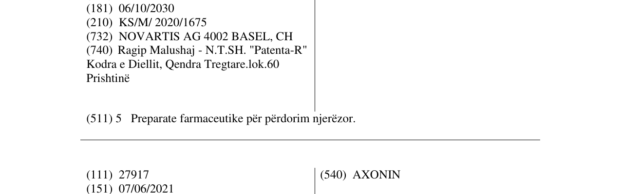 Zëri i markës SERVISPOR në buletin