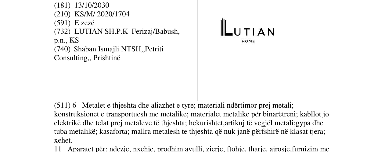 Zëri i markës lutian në buletin