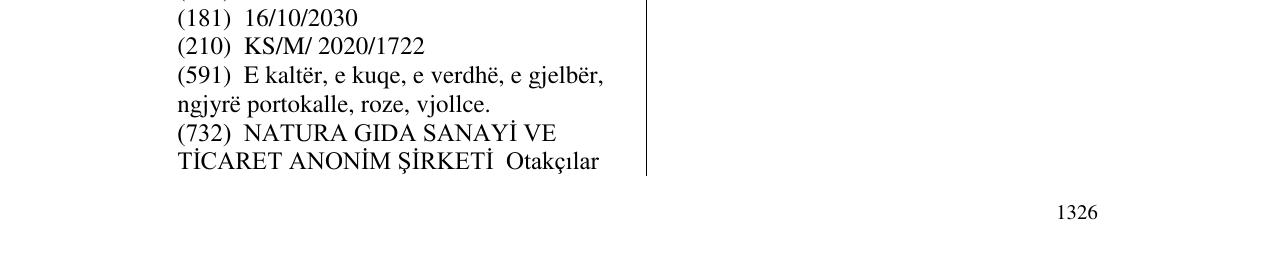 Zëri i markës Golf në buletin