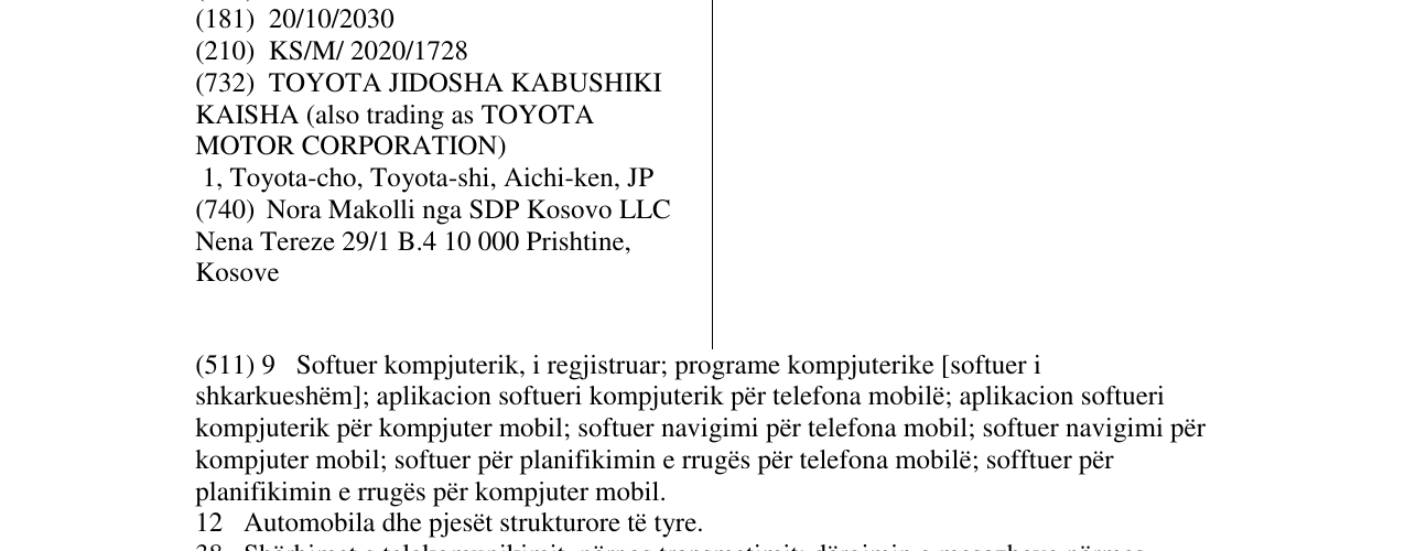 Zëri i markës TOYOTA SMART CONNECT në buletin