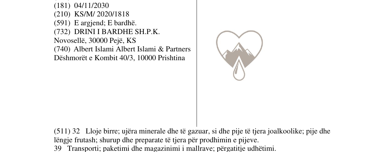 Zëri i markës HEART SILVER në buletin