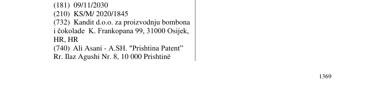Zëri i markës NO GUILT në buletin