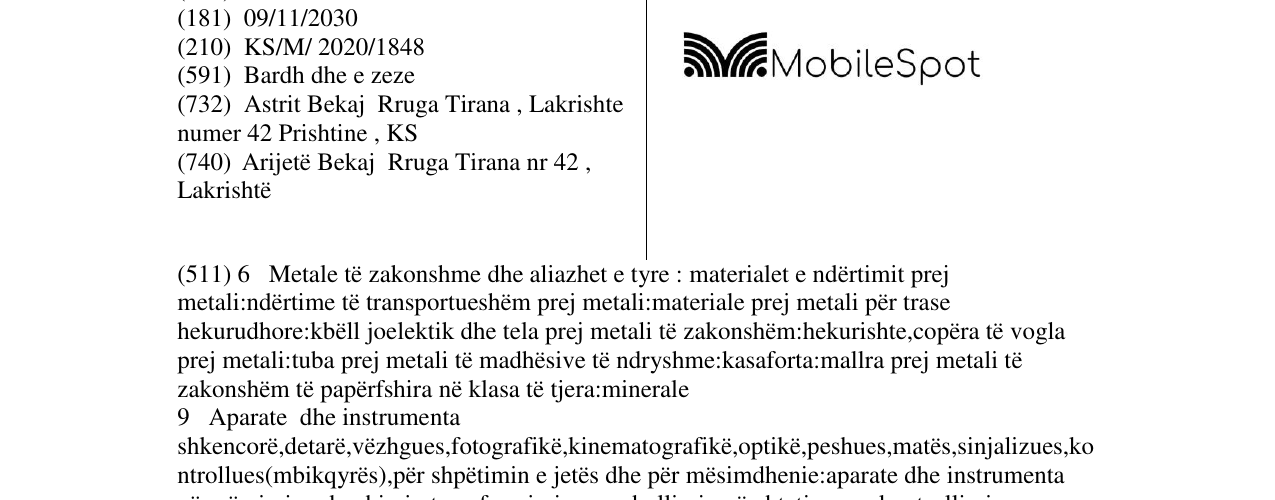 Zëri i markës MobileSpot në buletin
