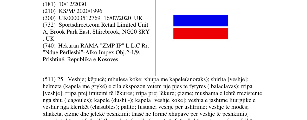 Zëri i markës STRIPE LOGO në buletin