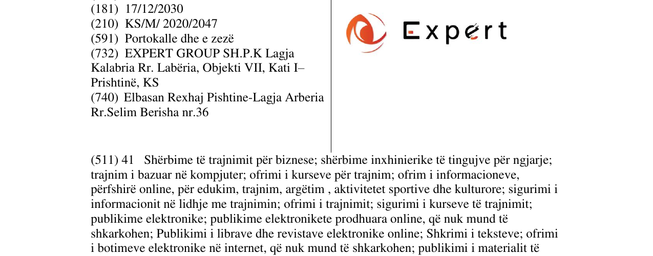 Zëri i markës EXPERT në buletin