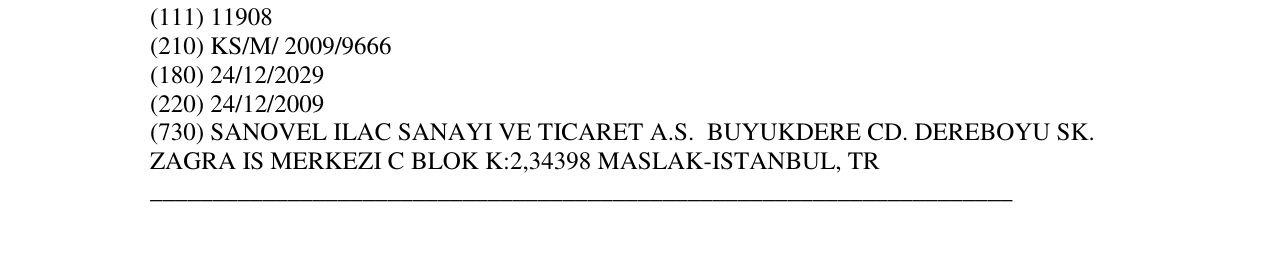 Zëri i markës majezik-sanovel në buletin
