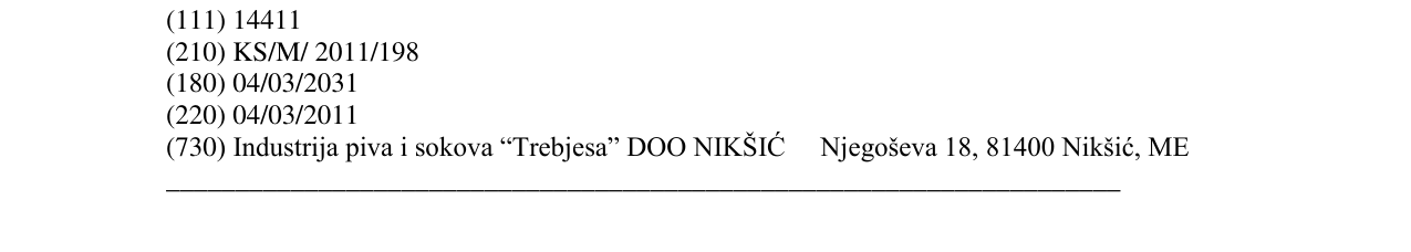 Zëri i markës Nik Gold në buletin