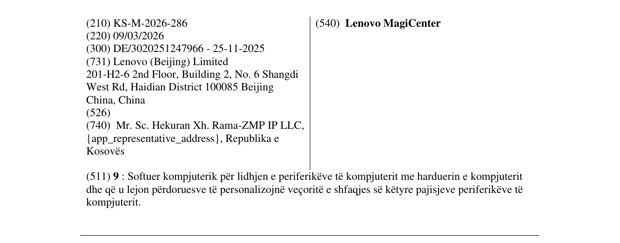 Zëri i markës Lenovo MagiCenter në buletin