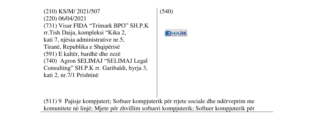 Zëri i markës 3MARK në buletin