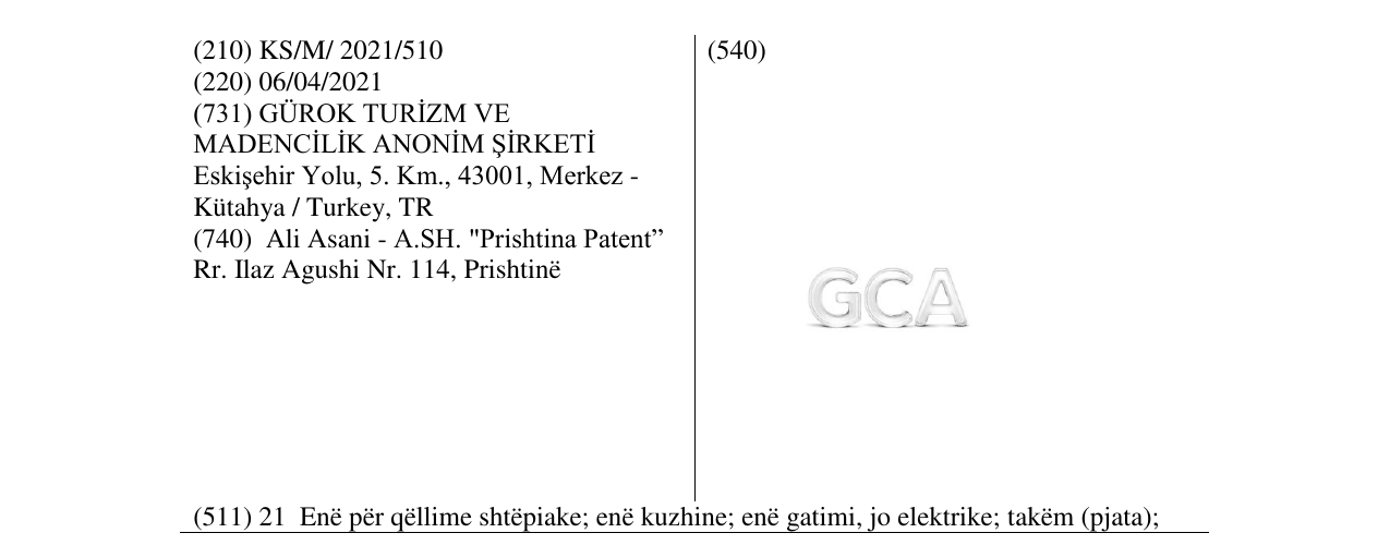 Zëri i markës GCA në buletin