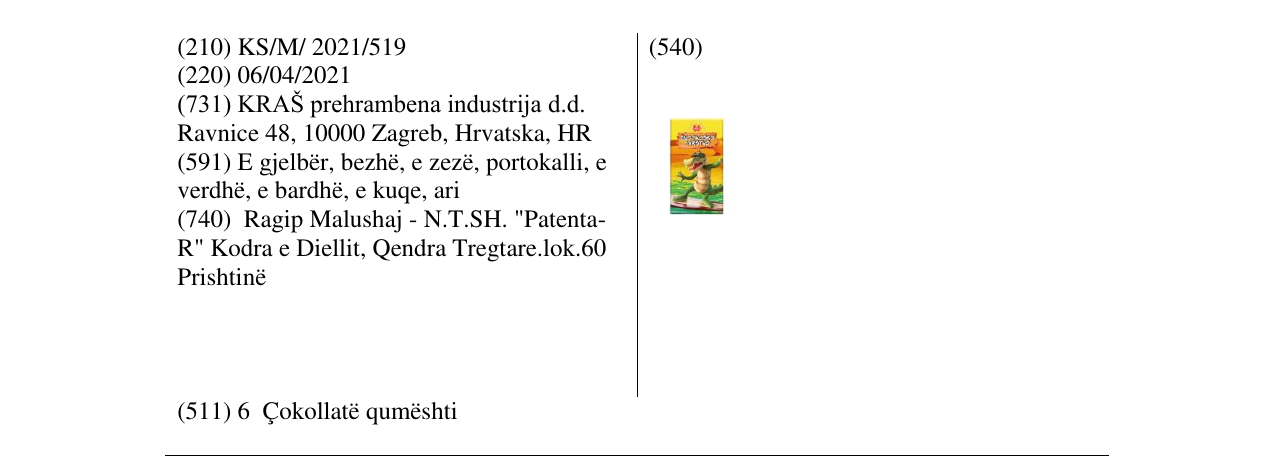 Zëri i markës zivotinsko carstvo në buletin
