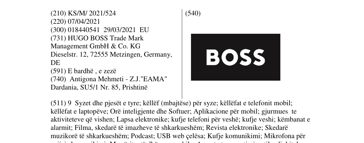 Zëri i markës boss në buletin