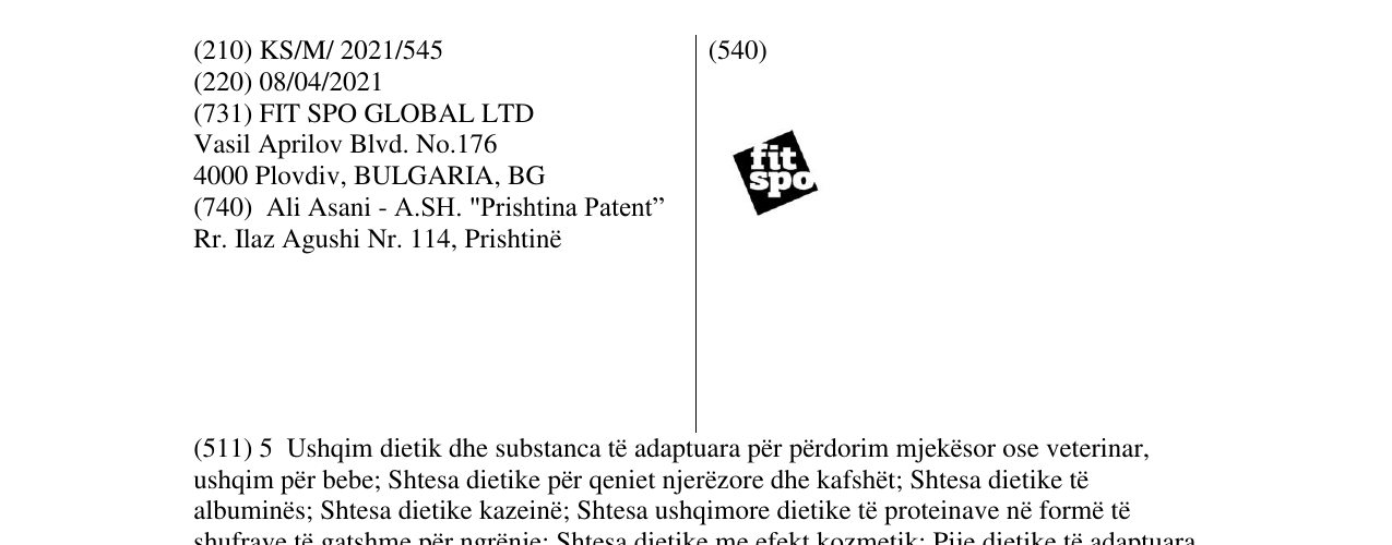 Zëri i markës fit spo në buletin