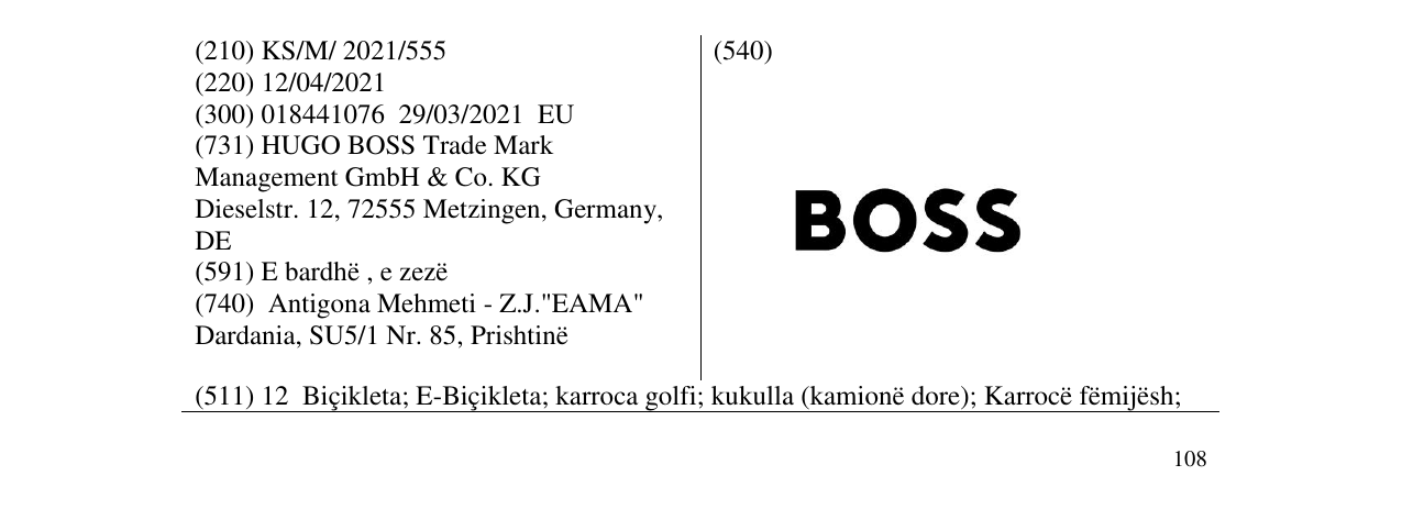 Zëri i markës boss në buletin