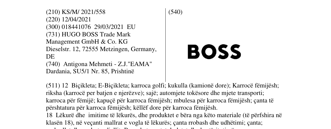 Zëri i markës boss në buletin