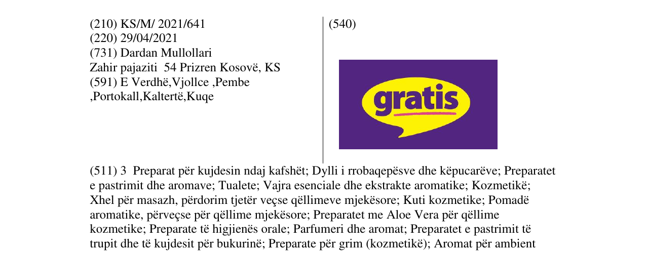 Zëri i markës gratis në buletin