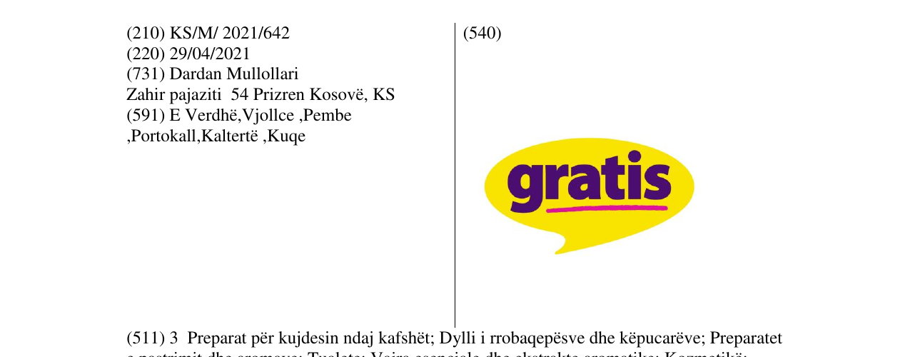 Zëri i markës gratis në buletin