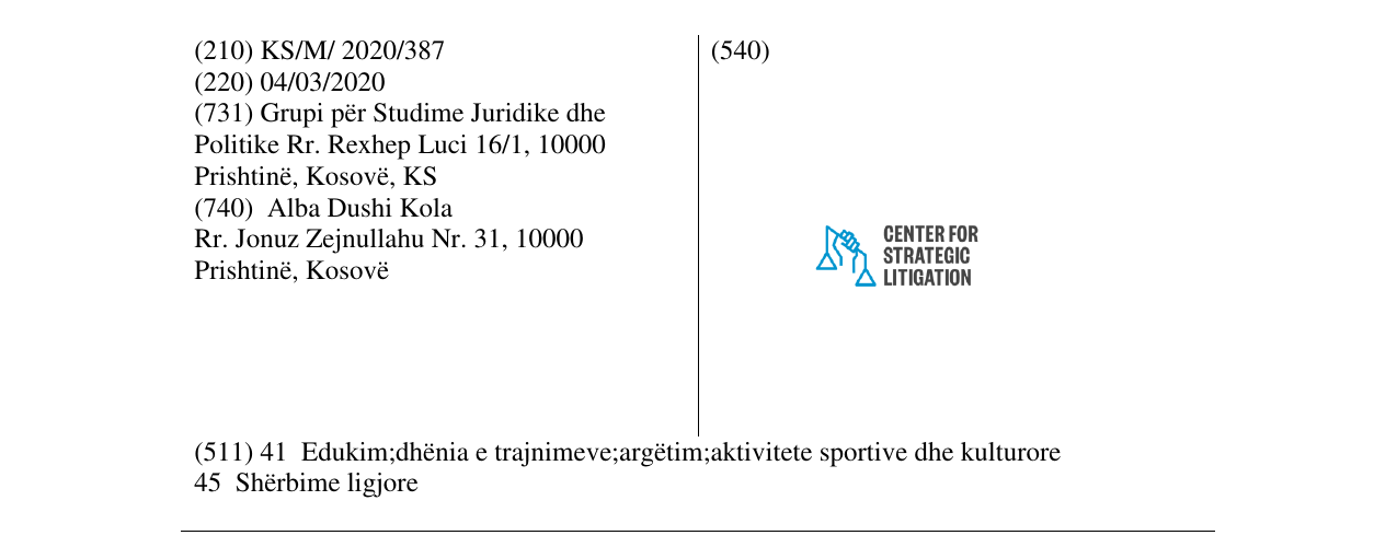 Zëri i markës Center for Strategic Litigation në buletin