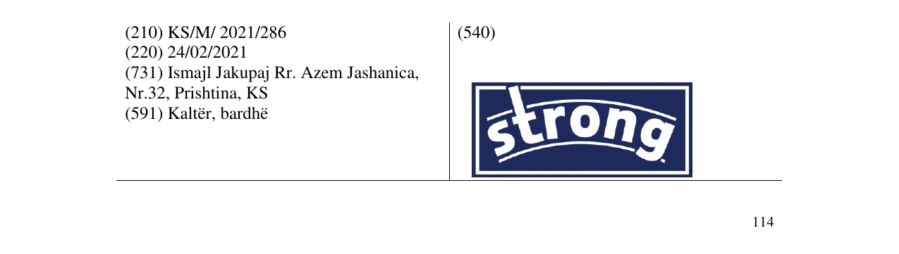 Zëri i markës strong në buletin