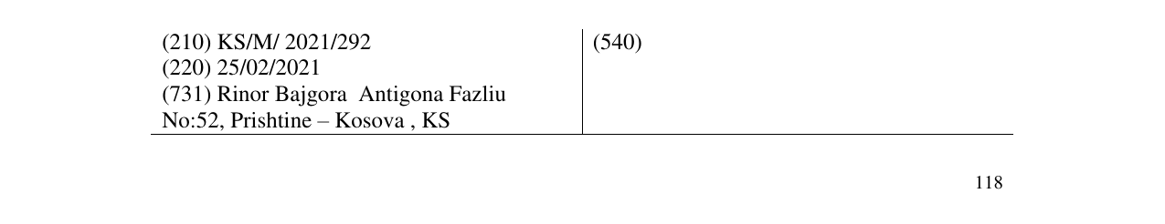 Zëri i markës Tonus në buletin