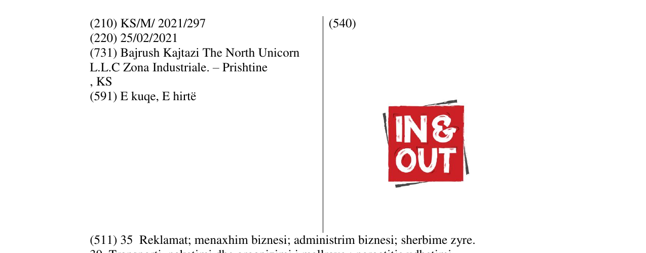 Zëri i markës in & out në buletin
