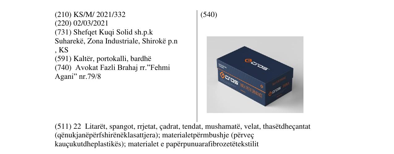 Zëri i markës solid në buletin