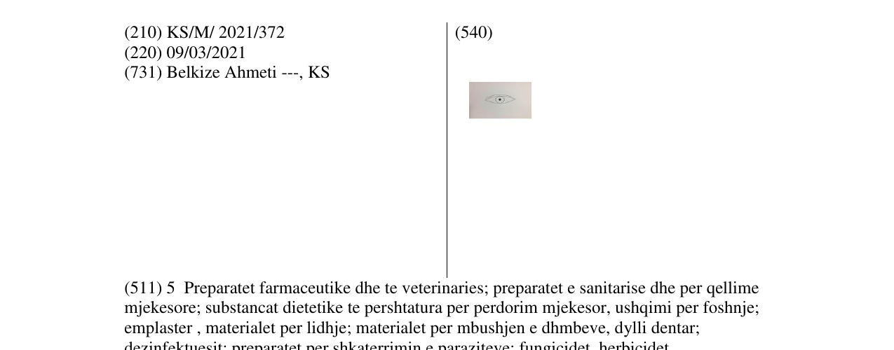Zëri i markës SYRI në buletin