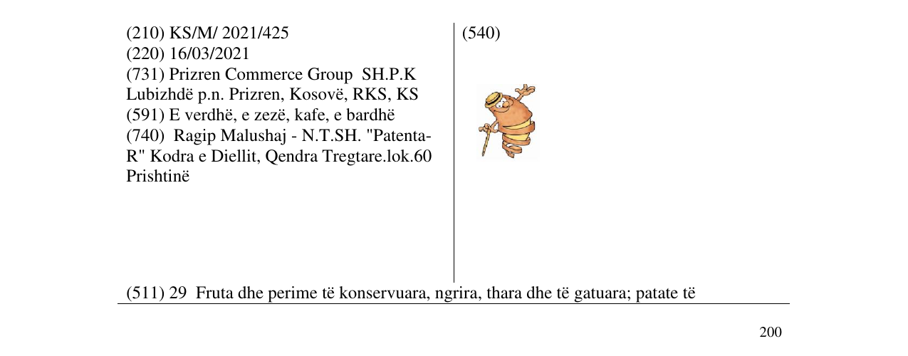 Zëri i markës CIPS në buletin