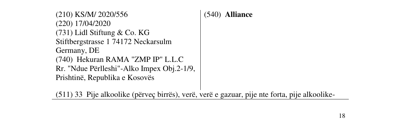 Zëri i markës Alliance në buletin