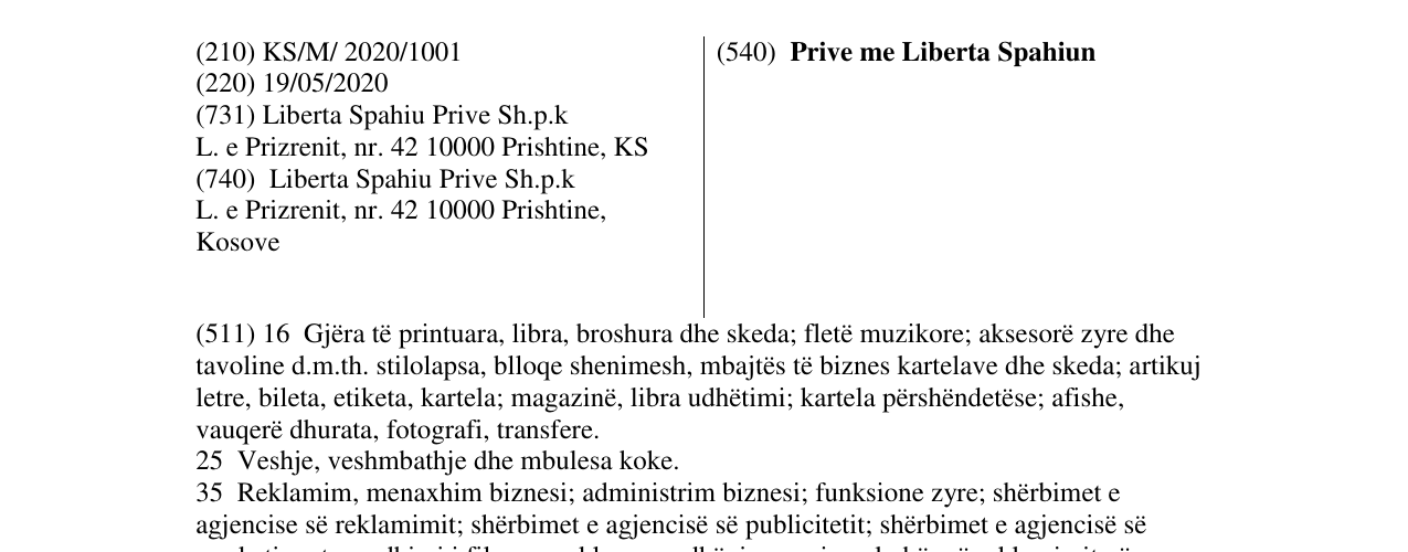 Zëri i markës Prive me Liberta Spahiun në buletin