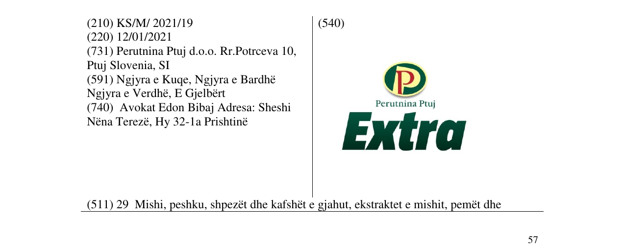 Zëri i markës EXTRA në buletin