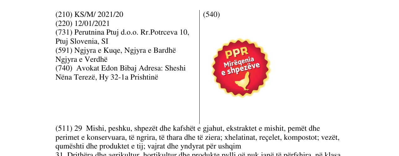 Zëri i markës PPR në buletin