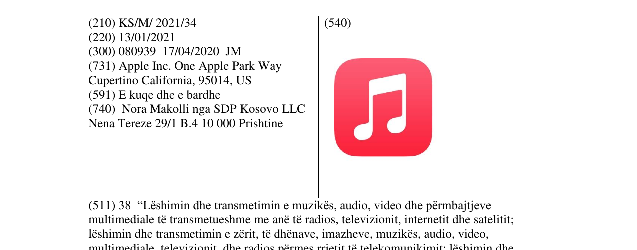 Zëri i markës music note në buletin