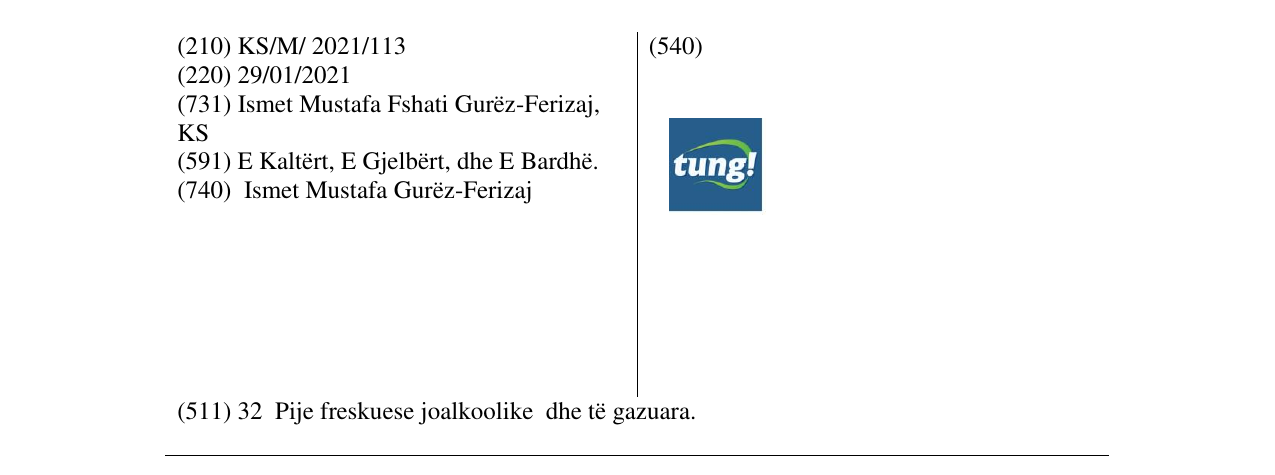 Zëri i markës tung në buletin
