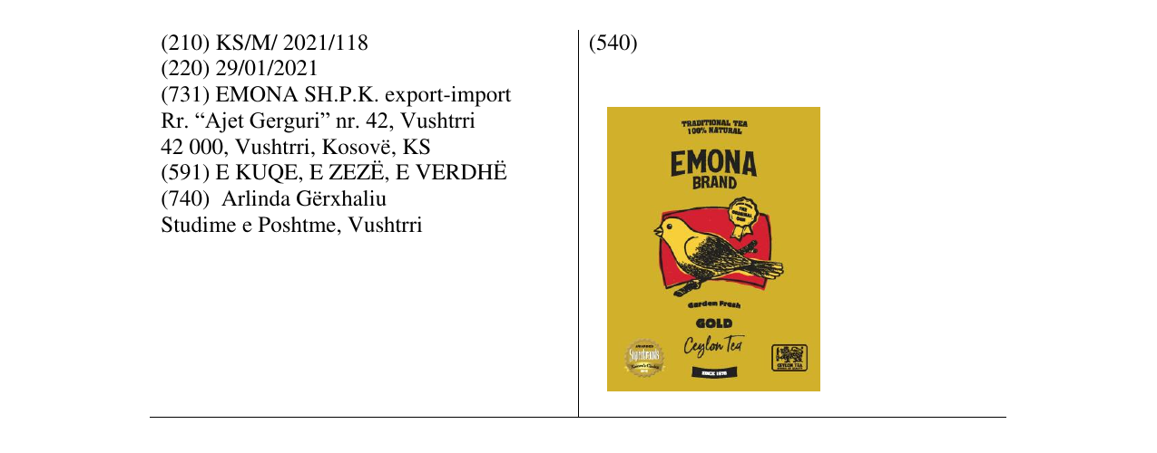 Zëri i markës emona brand në buletin