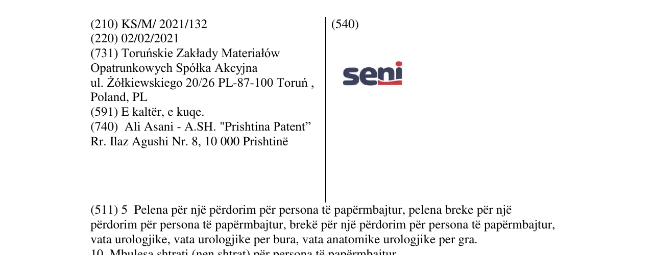 Zëri i markës seni në buletin